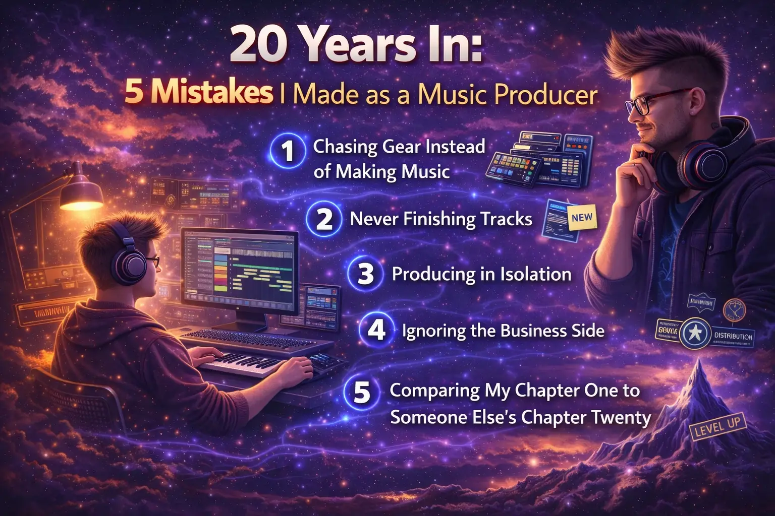 5 Mistakes I Made as a New Producer (And What I Learned)