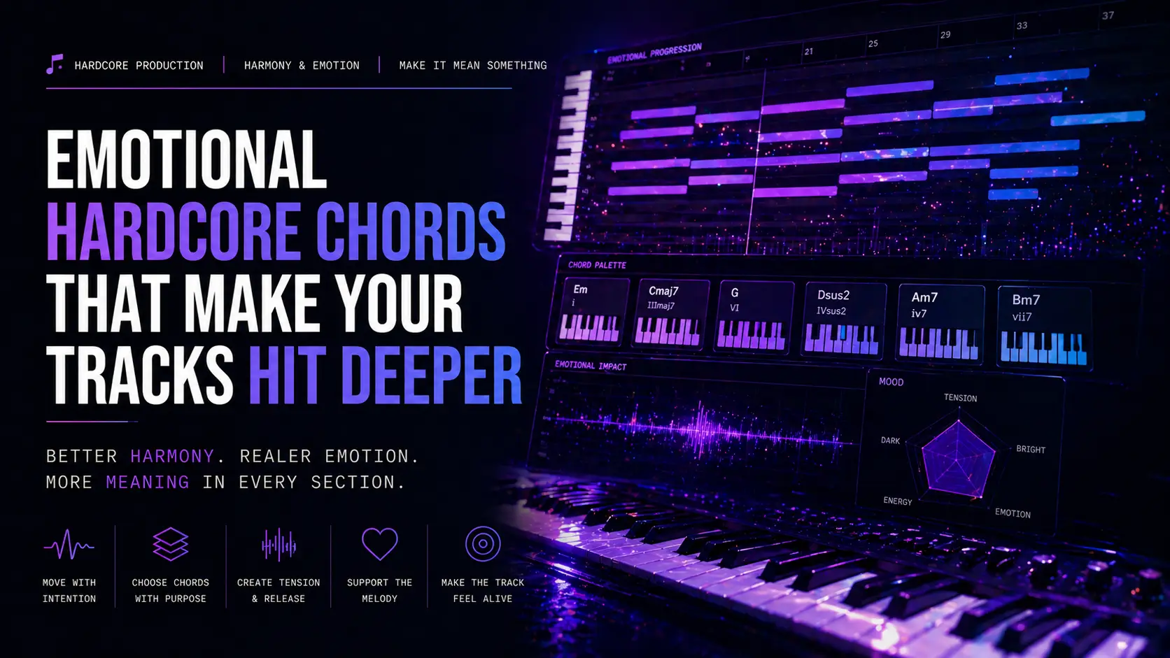 How to Write Hardcore Chords That Feel Emotional, Not Generic