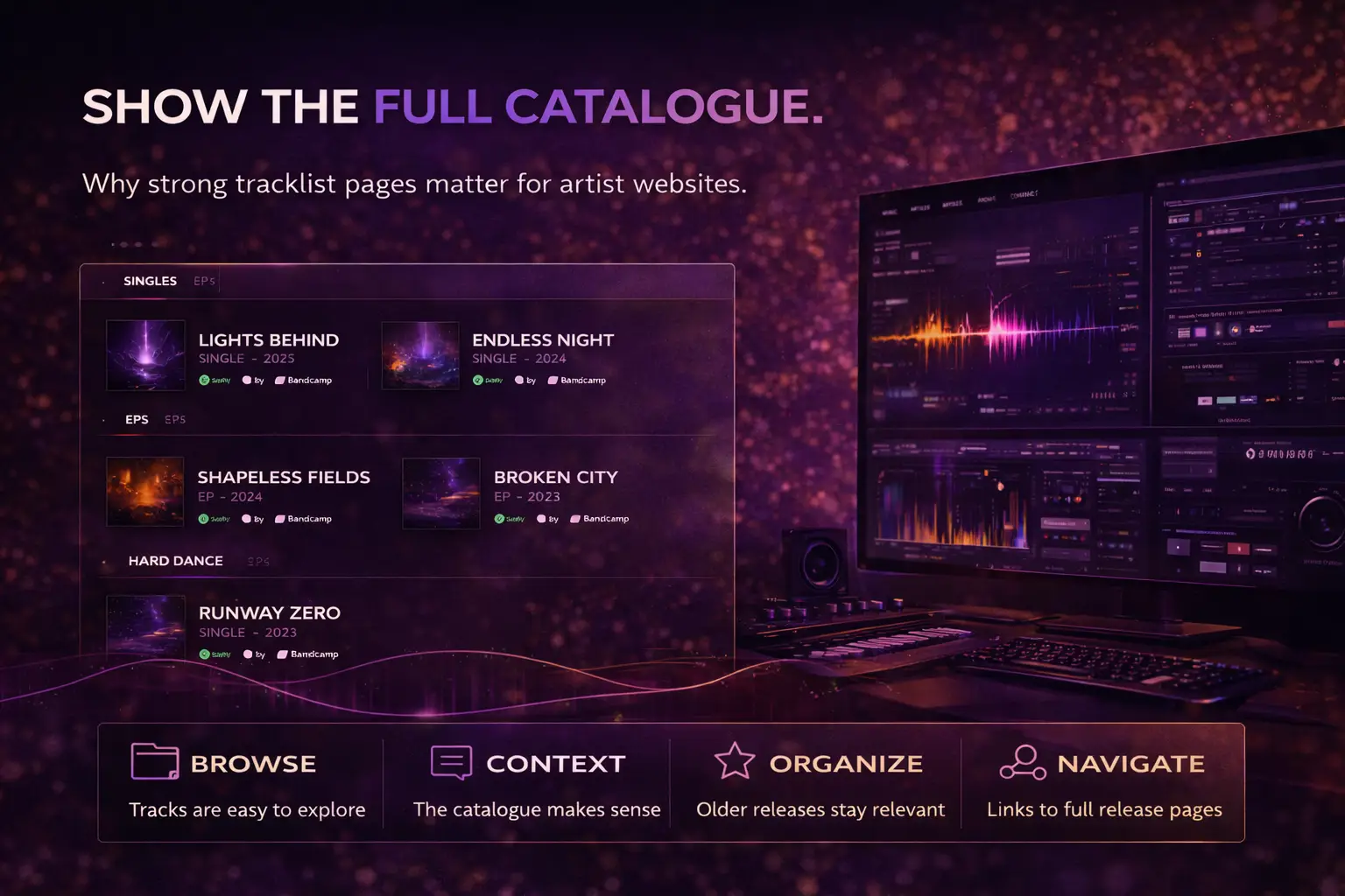 How to Build a Tracklist Page That Makes Your Music Easier to Explore