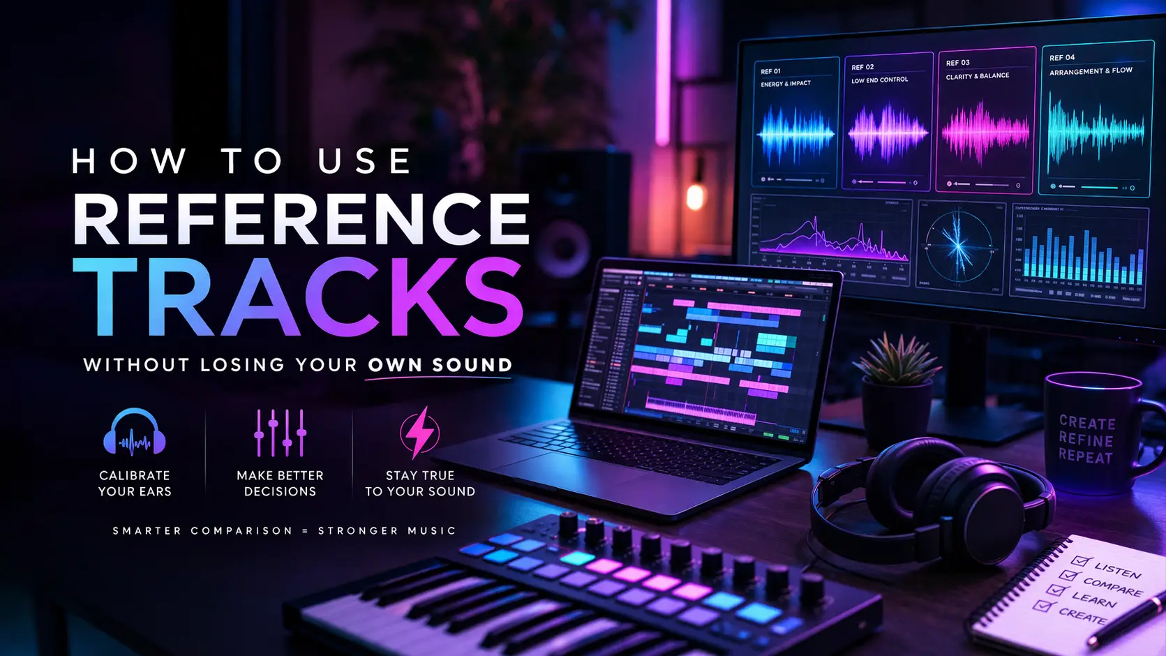 How I Use Reference Tracks Without Copying Other Producers