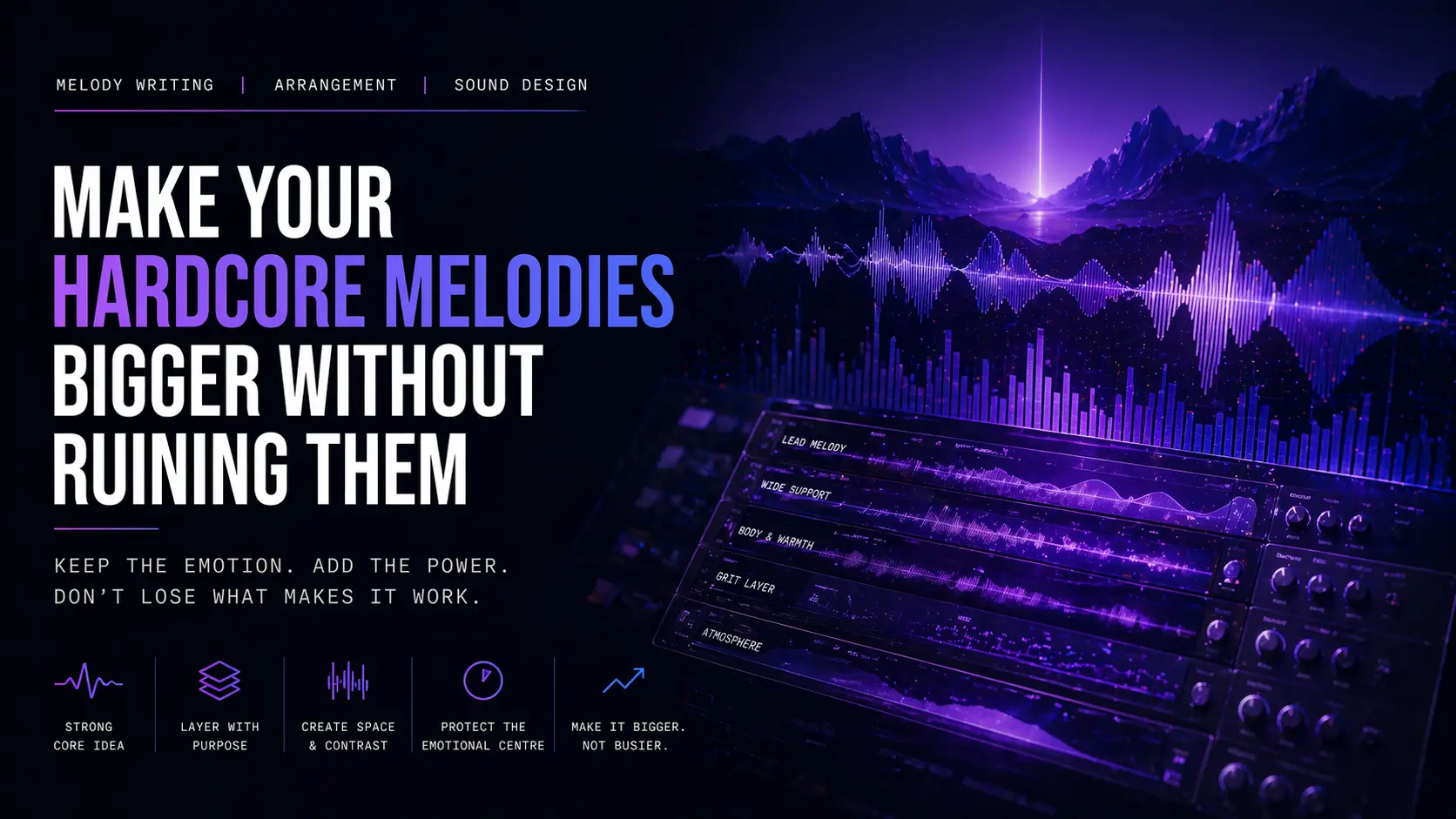 How to Make Hardcore Melodies Feel Bigger Without Ruining Them