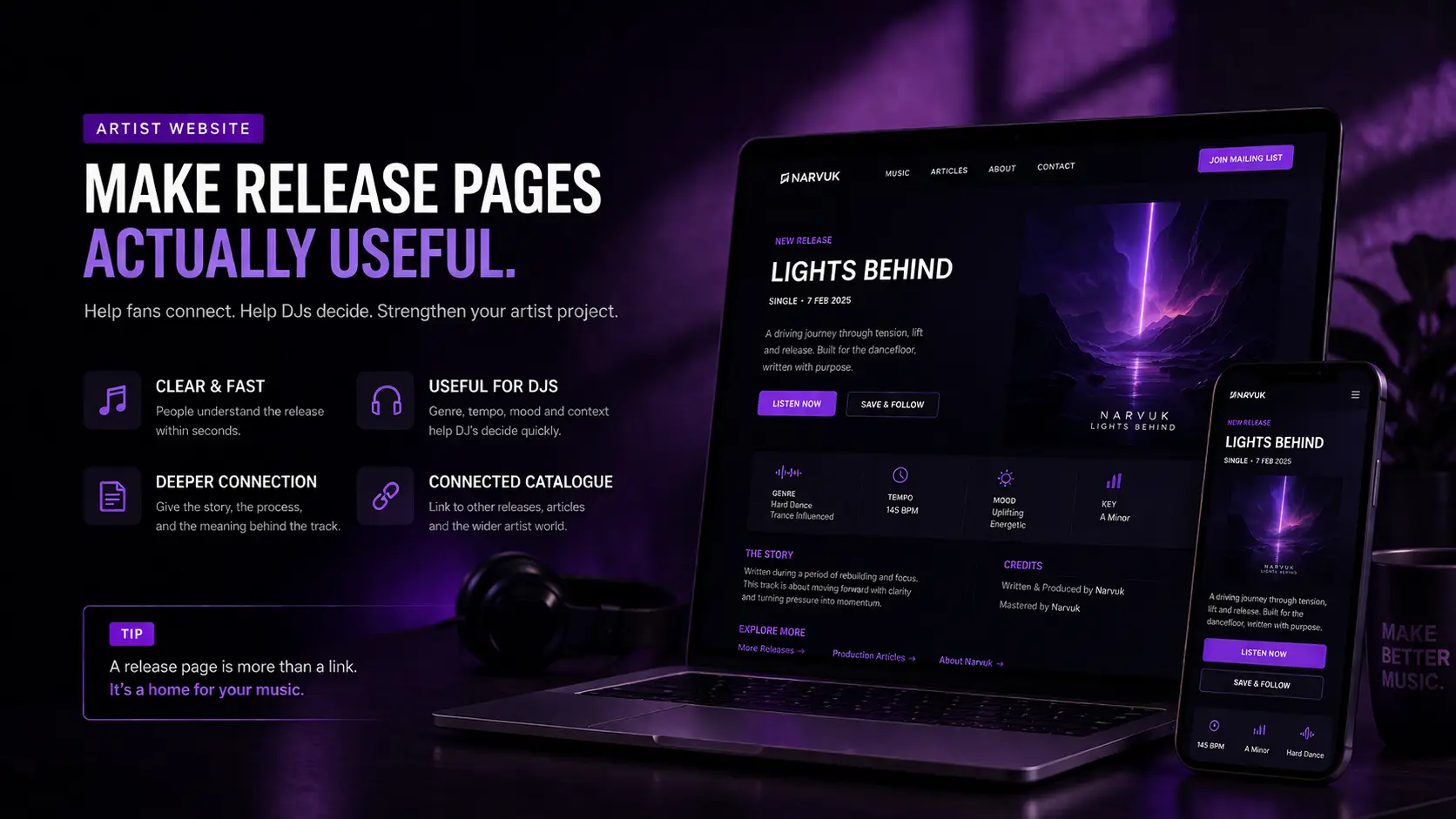 How to Make Your Release Pages More Useful for Fans and DJs