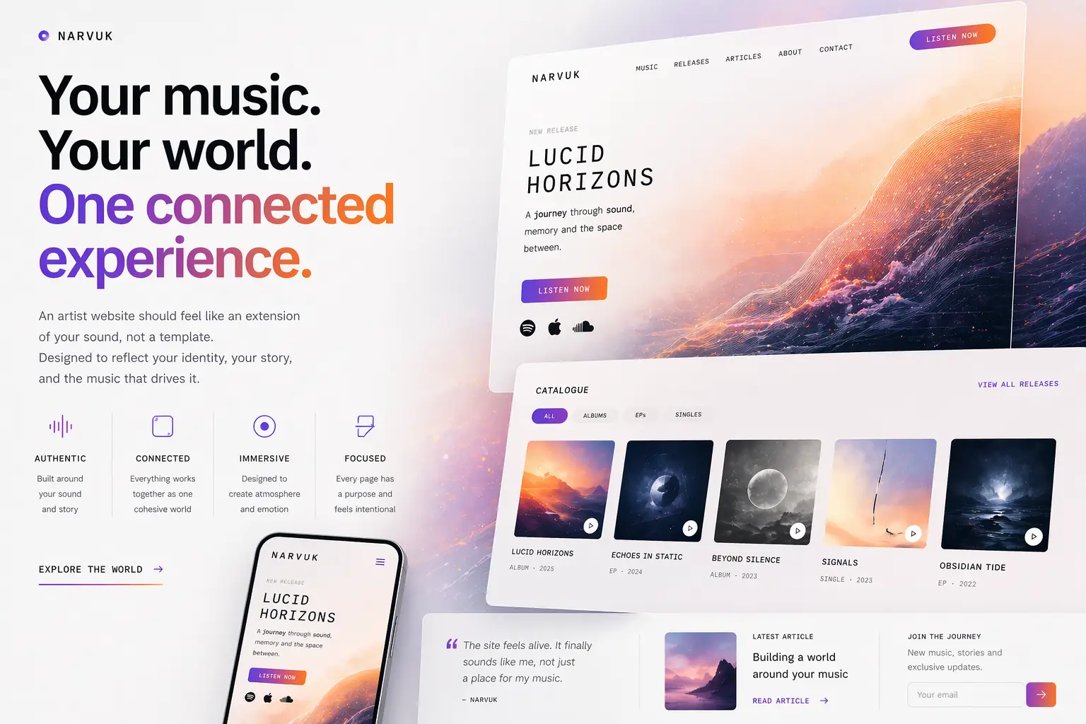 Why Some Artist Websites Feel Disconnected From the Music