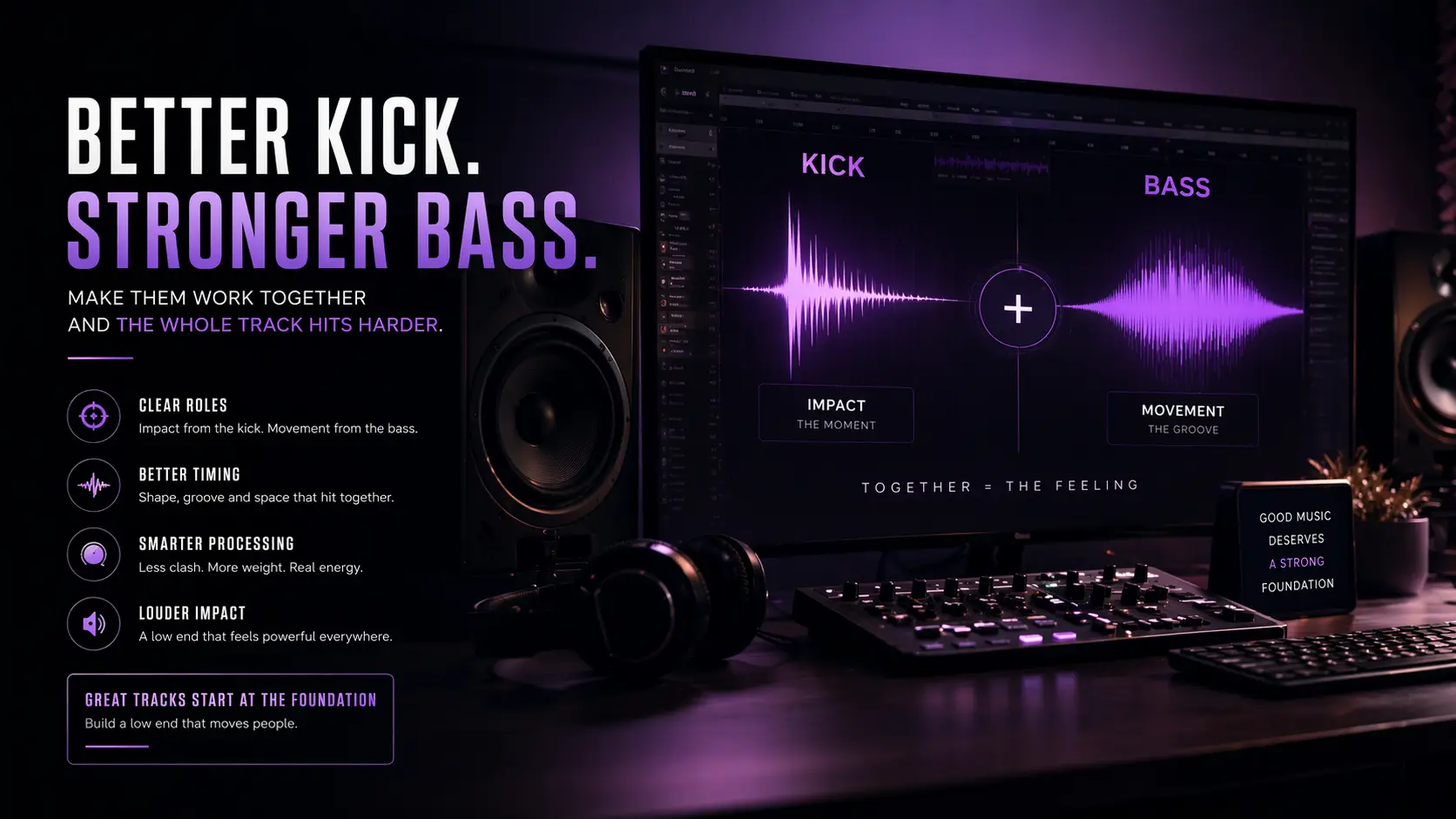 How to Make Kick and Bass Work Together in Hard Dance and Hardcore