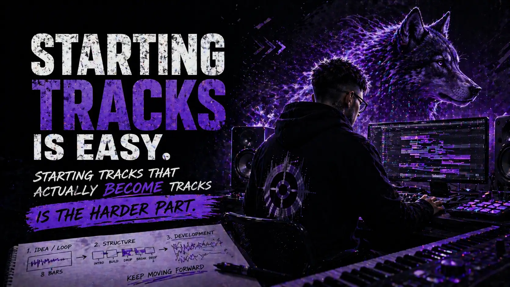How to Start a Hardcore Track Without Getting Stuck in an 8 Bar Loop