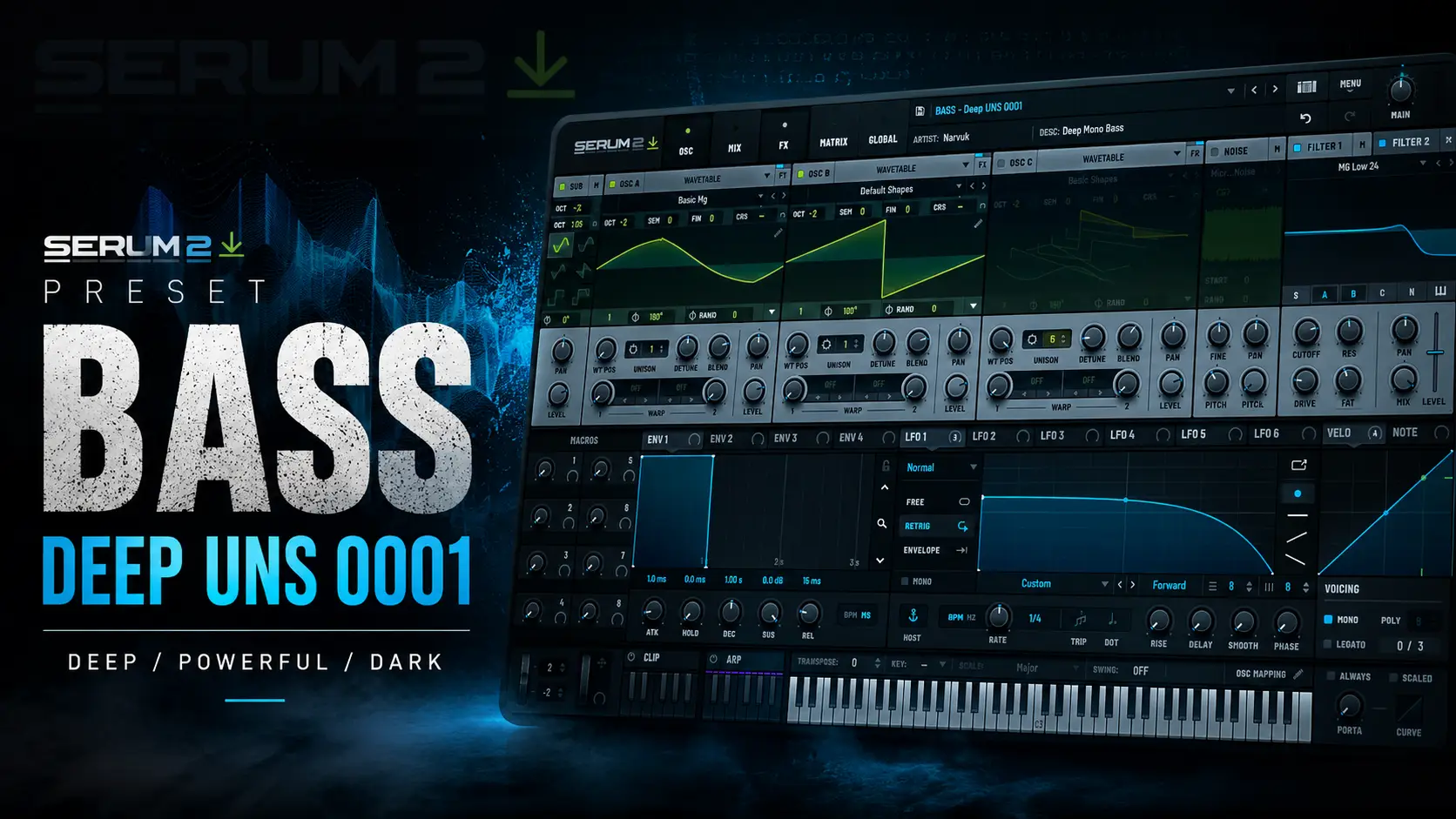[Serum 2 Presets] Bass - Deep UNS 0001